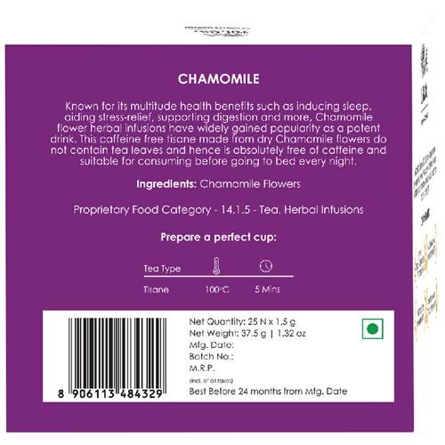 TGL Co. Chamomile Tea Bags, 37.5 g (25 Bags x 1.5 g each)-2.webp